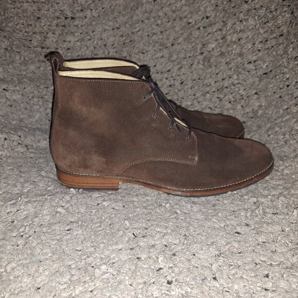OCTOBRE ÉDITIONS-Brown Suede Chukka/Desert Boots-Size 43/9.5-Excellent - Picture 5 of 9